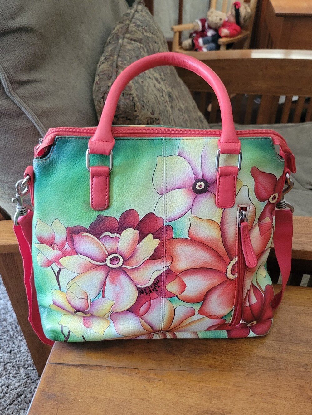 Floral- Hand Painted Tote Bag